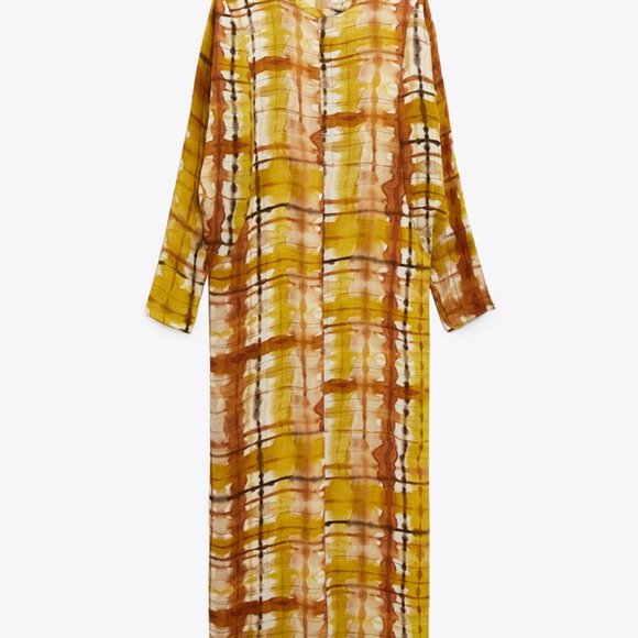 Zara Dresses Nwt Zara Printed Midi Dress Multicolored Ref 928366 L M Xl S Xs Poshmark